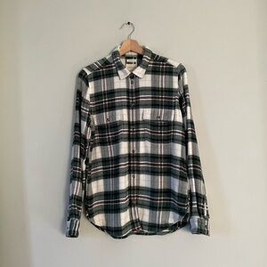American Eagle Ahhmazingly Soft Plaid Classic Fit Flannel Shirt